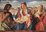 Baptist Wall Art - Madonna and Child with St. John the Baptist and a Saint